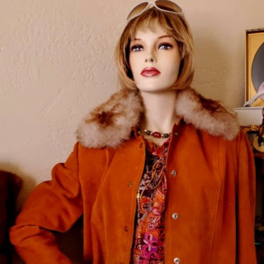 Vintage 1970's GASTOWN TALK LTD. Suede Jacket "HOST PICK!"